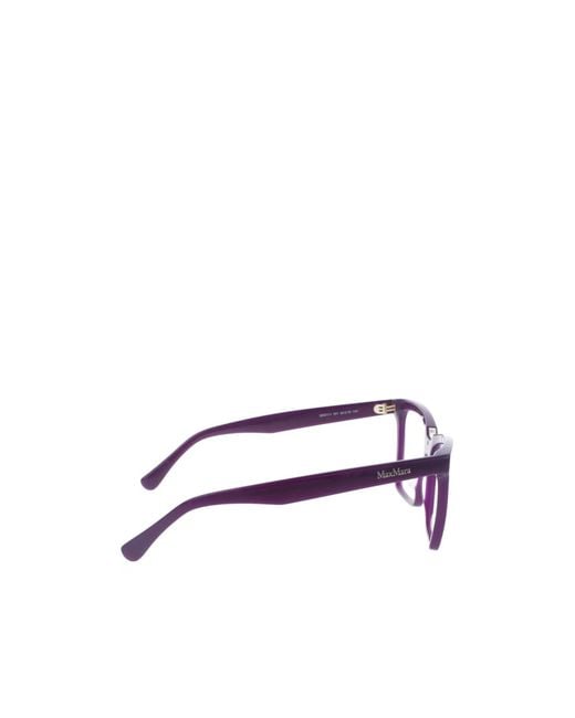 Max Mara White Square-Frame Glasses