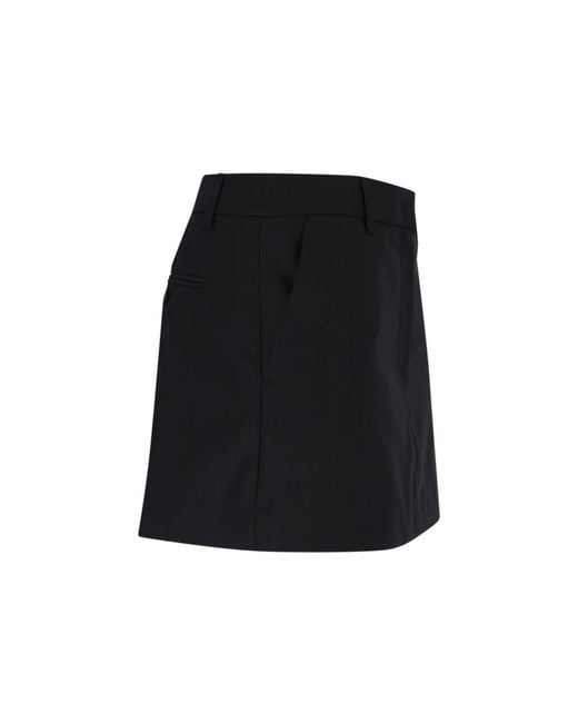 DUNST Black Micro Miniskirt