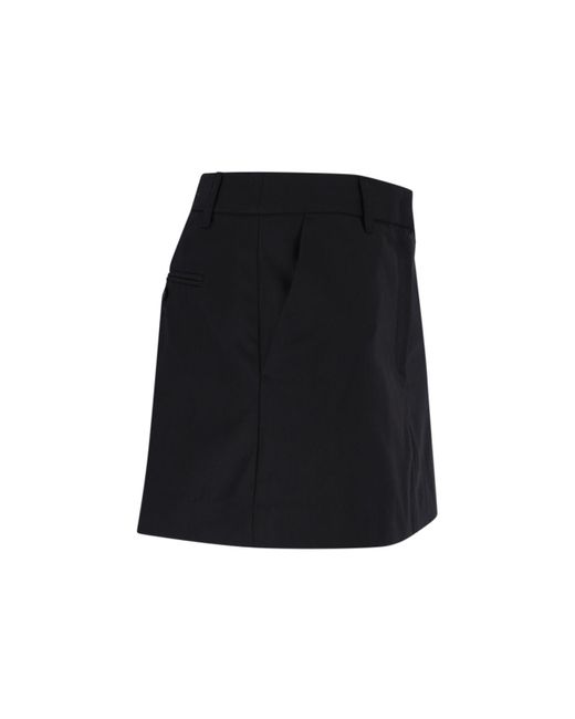 DUNST Black Micro Miniskirt