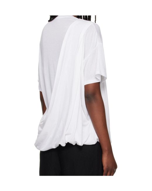 Post Archive Faction PAF White Short-Sleeved T-Shirt