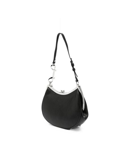 Vivienne Westwood Black Charm Frame Shoulder Bag