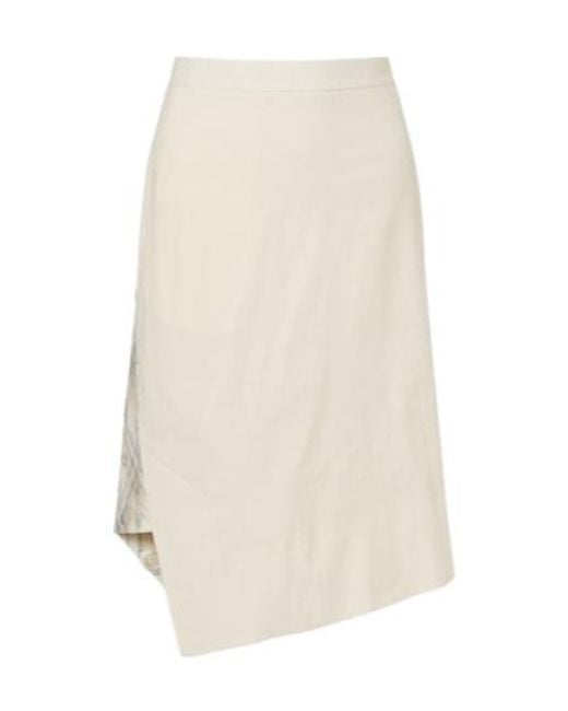 Vivienne Westwood White Infinity Tartan Cotton Midi Skirt