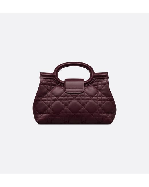 Dior Purple Jolie Top Handle Mini Bag