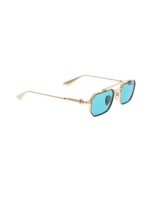 Chrome Hearts Blue Full Frame Sunglasses for men