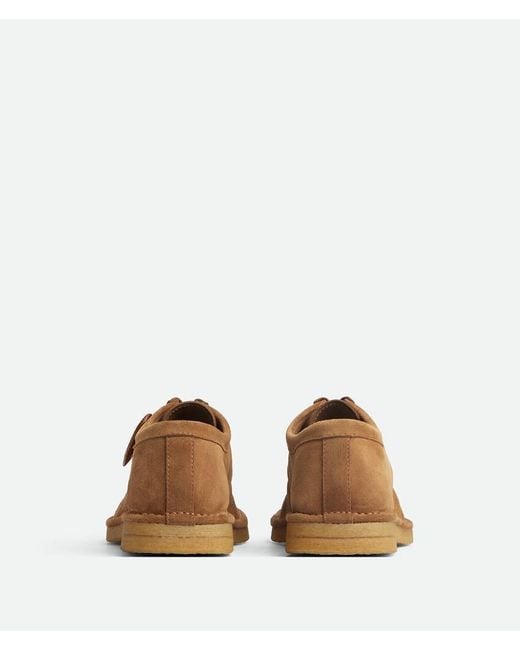 Bottega Veneta Brown Lace-Up Moccasins for men