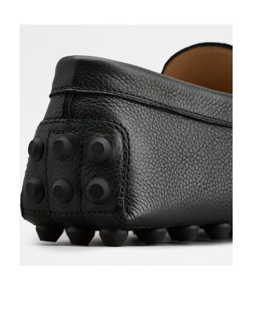 Tod's Blue Gommino Penny Slot Loafers for men