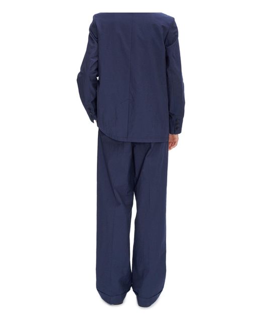 A.P.C. Blue Long-Sleeved Suit Coat