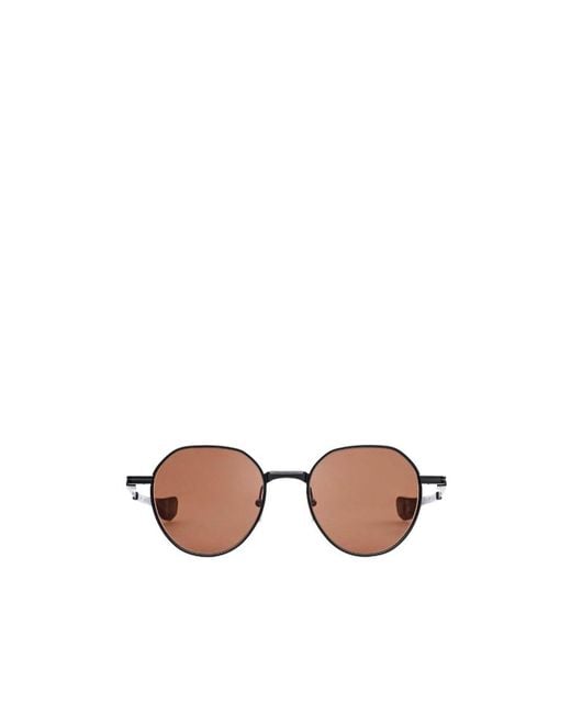Dita Eyewear Pink Vers One Round Frame Sunglasses for men