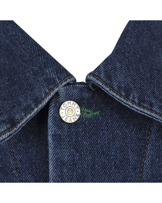 Tommy Hilfiger Blue Washing Effect Denim Jacket for men
