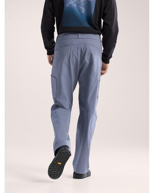 Arc'teryx Blue Cronin Belt-Loop Casual Pants for men