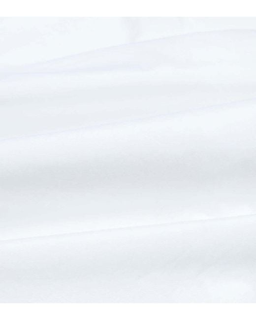 Drake's White Cotton Button Shirt for men