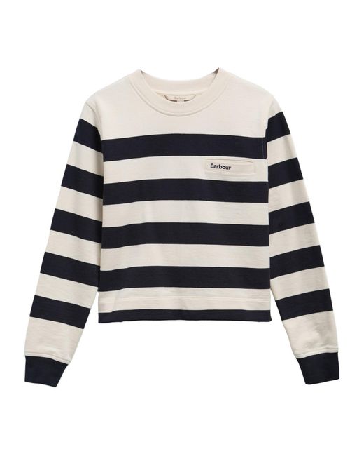 Barbour Black Lightweight Crew Neck Sweater