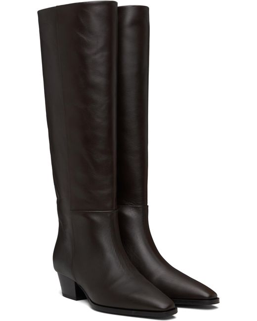 Aeyde Black Medea High Boots