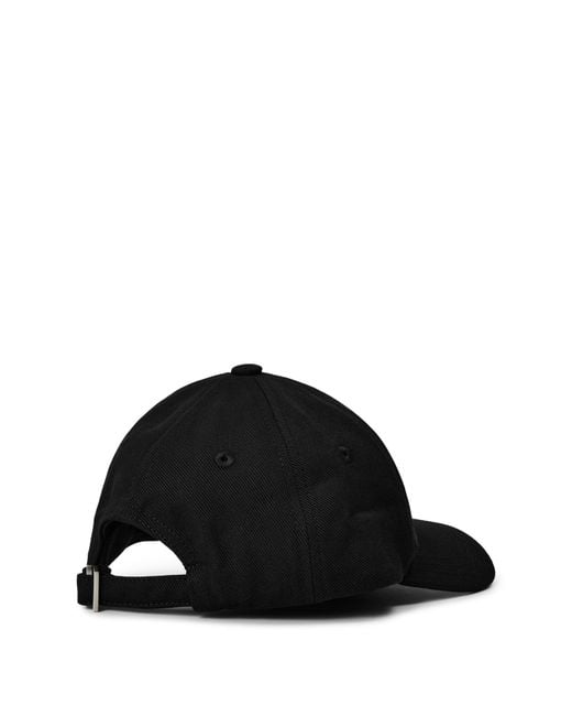 Jacquemus Black Simple Baseball Cap for men