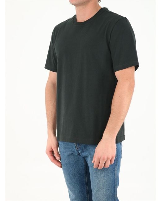 Bottega Veneta Black Classic Crewneck T-Shirt for men