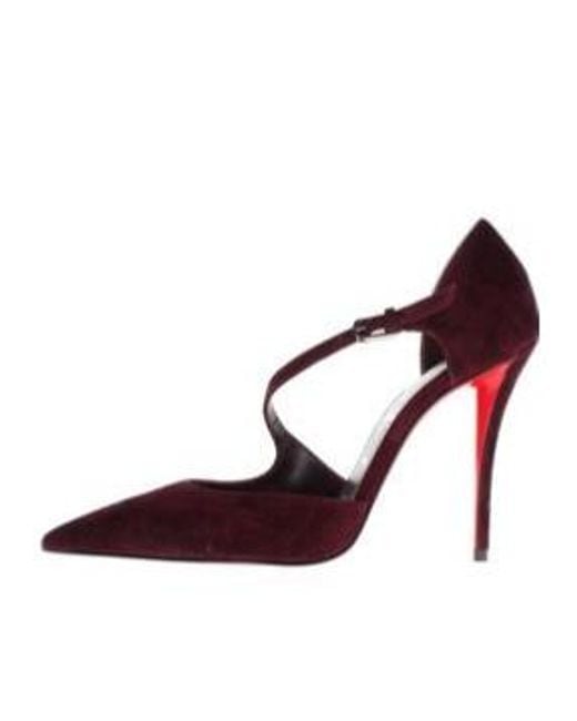 Christian Louboutin Purple Miss Ziggyta Pointed Toe Pumps