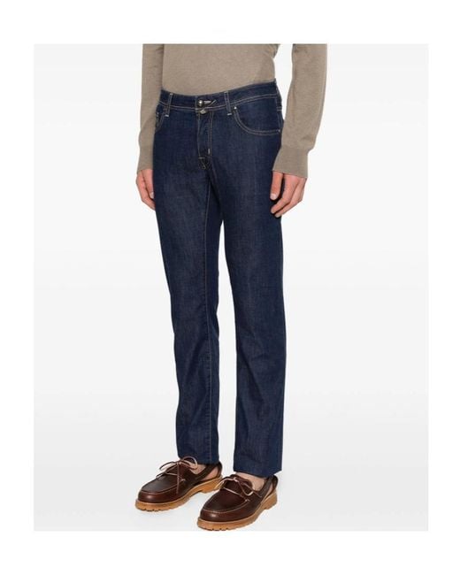 Jacob Cohen Blue Nick Slim-Fit Jeans for men