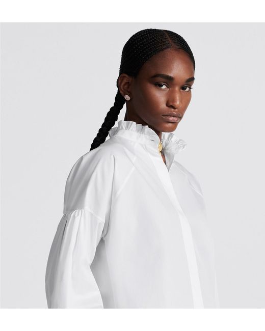Dior White Blouse