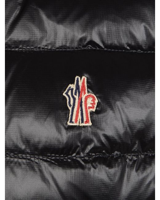 Moncler Black Grenoble Padded Zip-Up Jersey Gilet