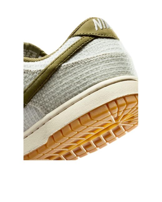 Nike White Dunk Low Retro Sneakers for men