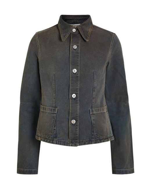 Our Legacy Black Union Darted Denim Jacket