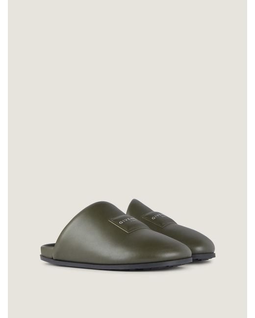 Givenchy Green Puffy Mules for men