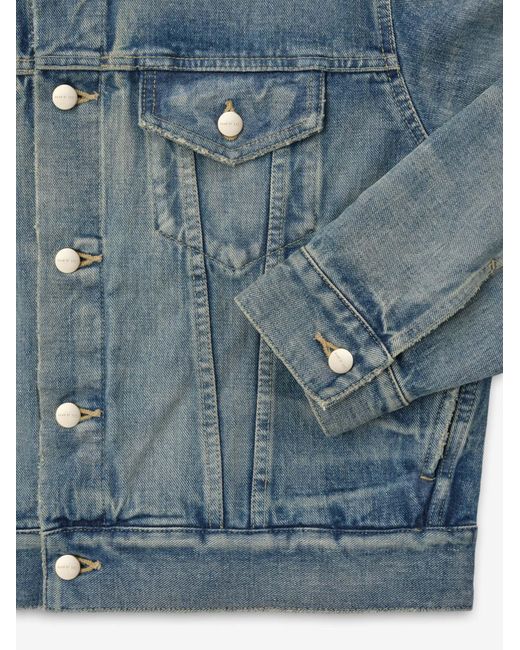 Fear Of God Blue Japanese Selvedge Classic Trucker Jacket for men