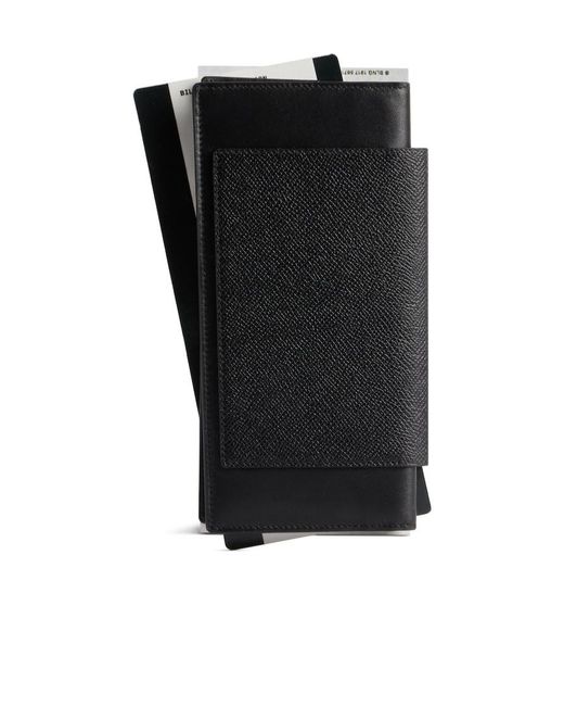 Balenciaga Black Passport 2 Tickets Long Wallet for men