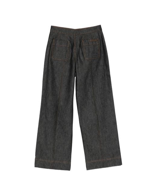 Soeur Gray Patchwork Jeans