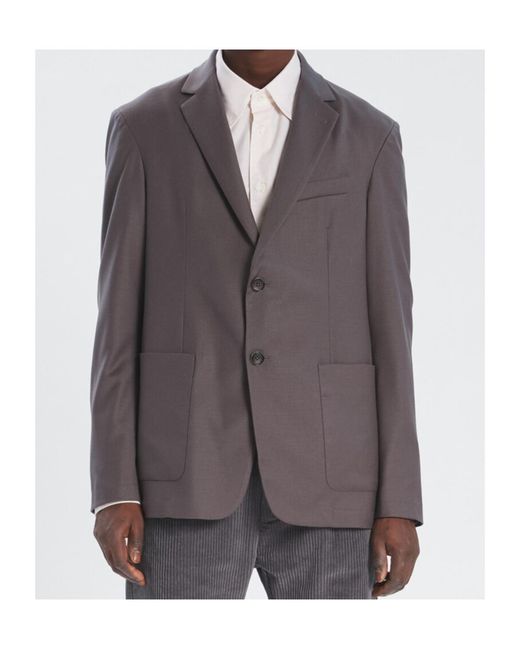 Barena Gray Borgo Smart Jacket for men