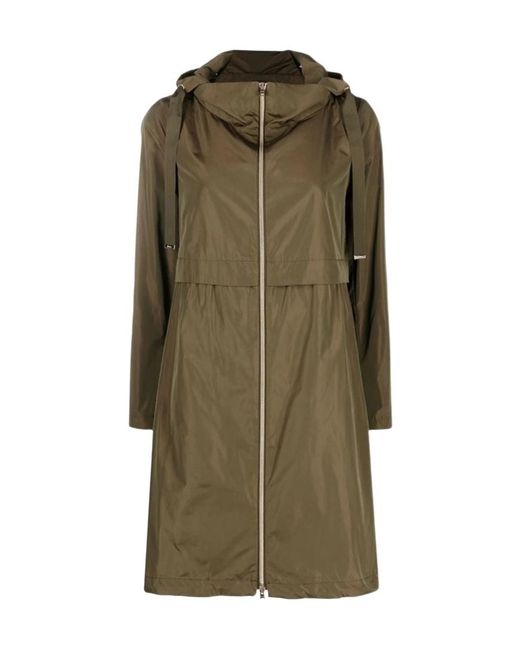 Herno Green Zip-Up Parka