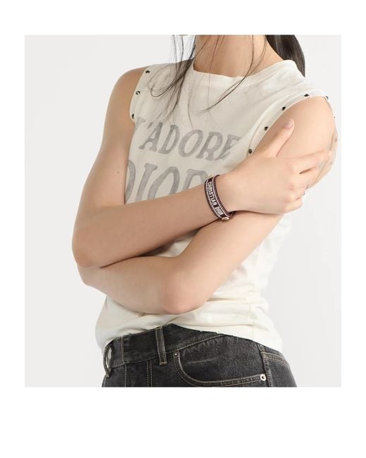 Dior White Christian Bracelet