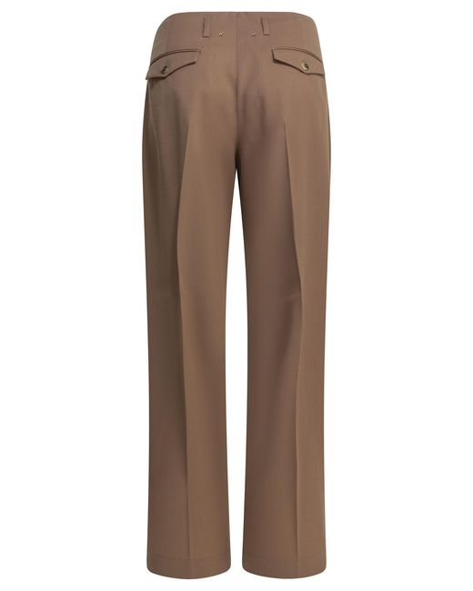 Golden Goose Deluxe Brand Brown Straight-Leg Tailored Pants