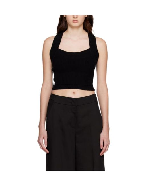 Holzweiler Black Square Collar Short Sling