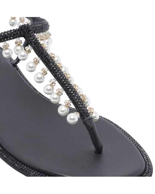Rene Caovilla Brown René Caovilla Diana Embellished Sandals