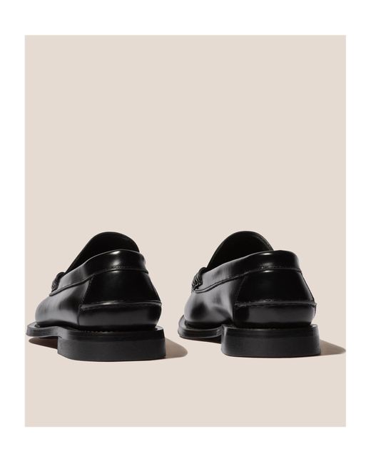 Hereu Black Slip-On Loafers for men