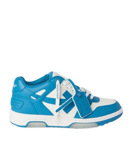 Off-White c/o Virgil Abloh Blue Round-Toe Sneakers for men