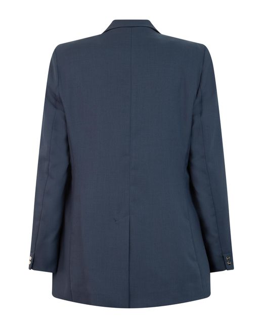 Herno Blue Shawl-Collar Single-Breasted Blazer