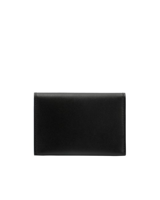 Acne Black Logo Printed Bifold Cardholder for men