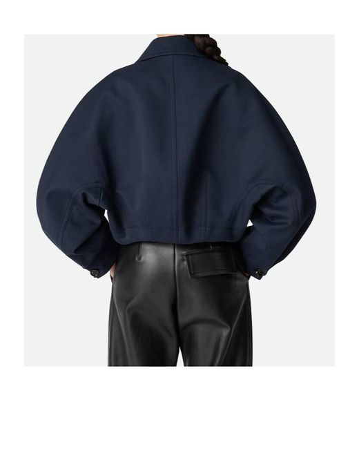 Bottega Veneta Blue Long Sleeved Buttoned Jacket