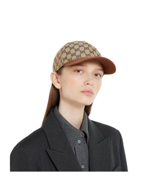 Gucci Brown Gg Baseball Hat