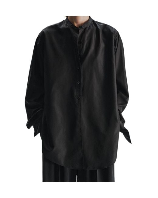 The Row Gray Long-Sleeved Shirt