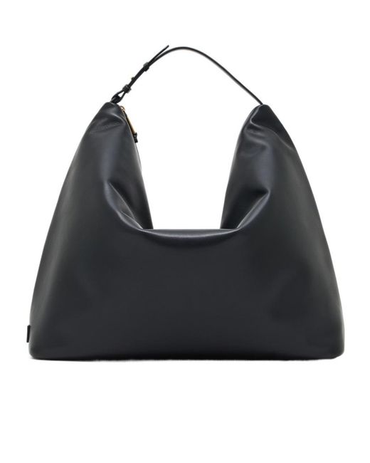Emporio Armani Black Oversized Hobo Bag