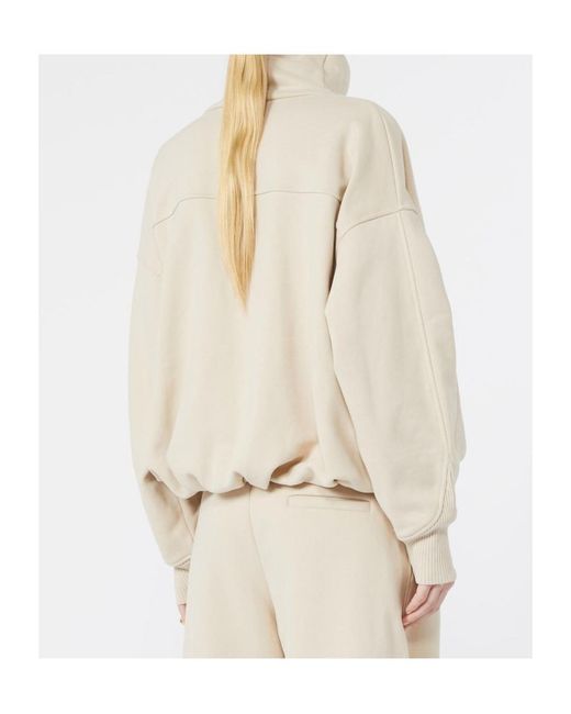 Sportmax Natural Long-Sleeve Sweatshirt
