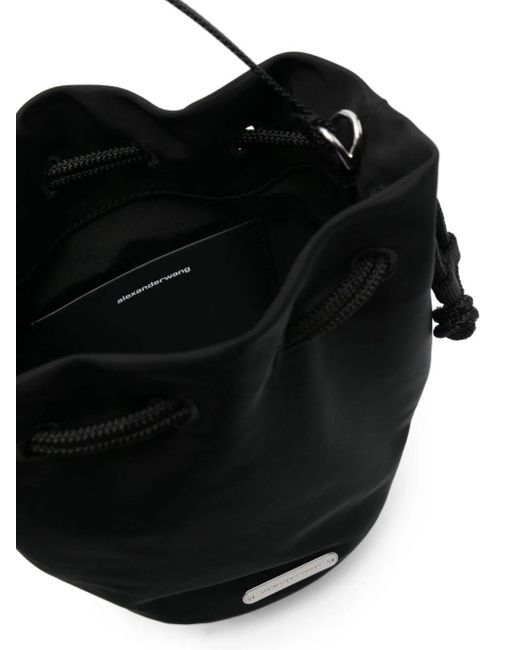 Alexander Wang Black Mini Dome Bucket Bag