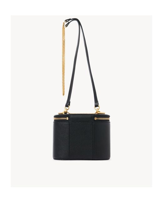 Chloé Black Chloé Marcie Zip-Up Mini Crossbody Bag