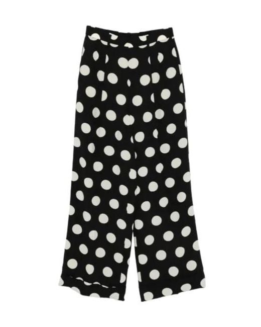 Junya Watanabe Black Polka Dot Trousers