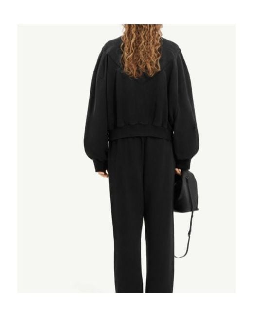 MM6 by Maison Margiela Black Drawstring Hoodie