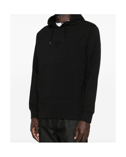 C P Company Black Long-Sleeve Sweatshirt for men
