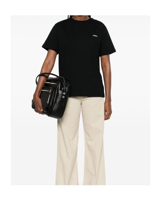 Coperni Black Logo Printed Crewneck T-Shirt